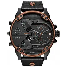 Relógio Masculino Analógico Quartzo, Couro, DIESEL DZ7400, Preto