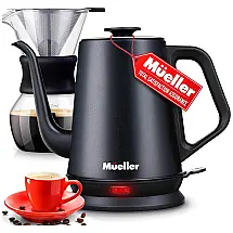 Chaleira Elétrica 1.2 L com Desligamento Automático, 110v, MUELLER AUSTRIA GS 710, Preto