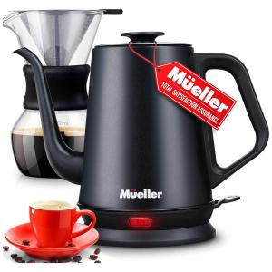 Chaleira Elétrica 1.2 L com Desligamento Automático, 110v, MUELLER AUSTRIA GS 710, Preto