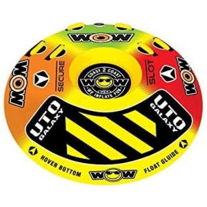 Boia Rebocável Aquática WOW Sports para 2 Pessoas, Amarela