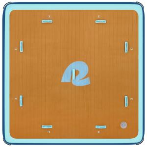 Plataforma Inflável Versátil pata até 10 Pessoas com Bomba de Ar, RETROSPEC 2020RETADUIN810015709092, Laranja