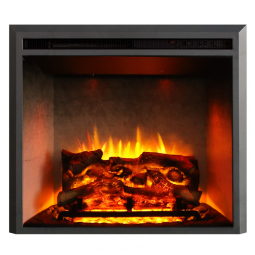 Lareira Elétrica de Embutir A62x71L cm com Controle Remoto e Som de Crepitação de Fogo, 110V 1500W, RICHFLAME