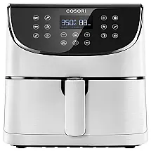 COSORI Fritadeira Elétrica AirFryer com 13 Funções 5.8L de Capacidade e Painel de Controle Digital, 110V, Branca