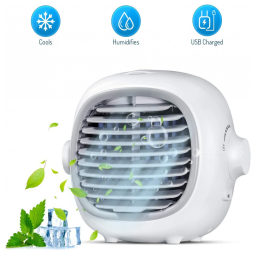 Climatizador de Ar MaxKare, Individual, Com USB, Branco 110V