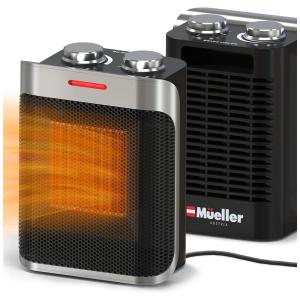 Aquecedor de Cerâmica Elétrico Portátil, 11 Congurarações, 1500W, 110v, MUELLER AUSTRIA MH700, Preto