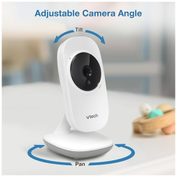 Monitor de Bebê VTech VM8192, Tela 2.8 Polegadas, 2 Câmeras, Alcance de 304 metros, Visão Noturna, Áudio Bidirecional