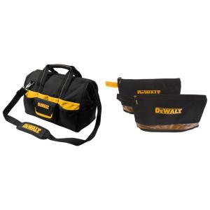 Bolsa de Ferramentas Organizadora DG5543 com 33 Compartimentos, DEWALT, Preto