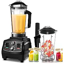Liquidificador de Bancada Profissional 2L com 10 Velocidades, 110V 1800W, WANTJOIN, Preto