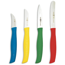 Conjunto de 4 Facas de Descascar Coloridas Zwilling J.A. Henckels Twin Grip 38194 - Multicolorido