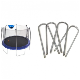 Cama Elastica Capacidade até 90 kg e Tamanho 3 Metros, Skywalker Trampolines, Azul