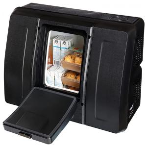 JUNKUN Mini Geladeira, Cooler Automotiva Elétrico Portátil 18L, 110V, Preto