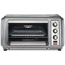 Forno Elétrico de Bancada com Controle de Temperatura e Temporizador, 1500W, Aço Inoxidável, 110v, HAMILTON BEACH 31436, Prateado