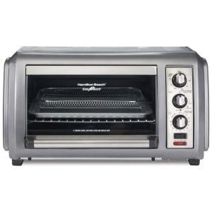 Forno Elétrico de Bancada com Controle de Temperatura e Temporizador, 1500W, Aço Inoxidável, 110v, HAMILTON BEACH 31436, Prateado