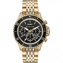 Relógio Michael Kors Bayville Cronógrafo em Aço Inoxidável Resistente e Elegante