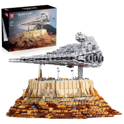 Kit de Construção Império sobre a cidade de Jedha com 5162 Peças para Crianças e Adultos