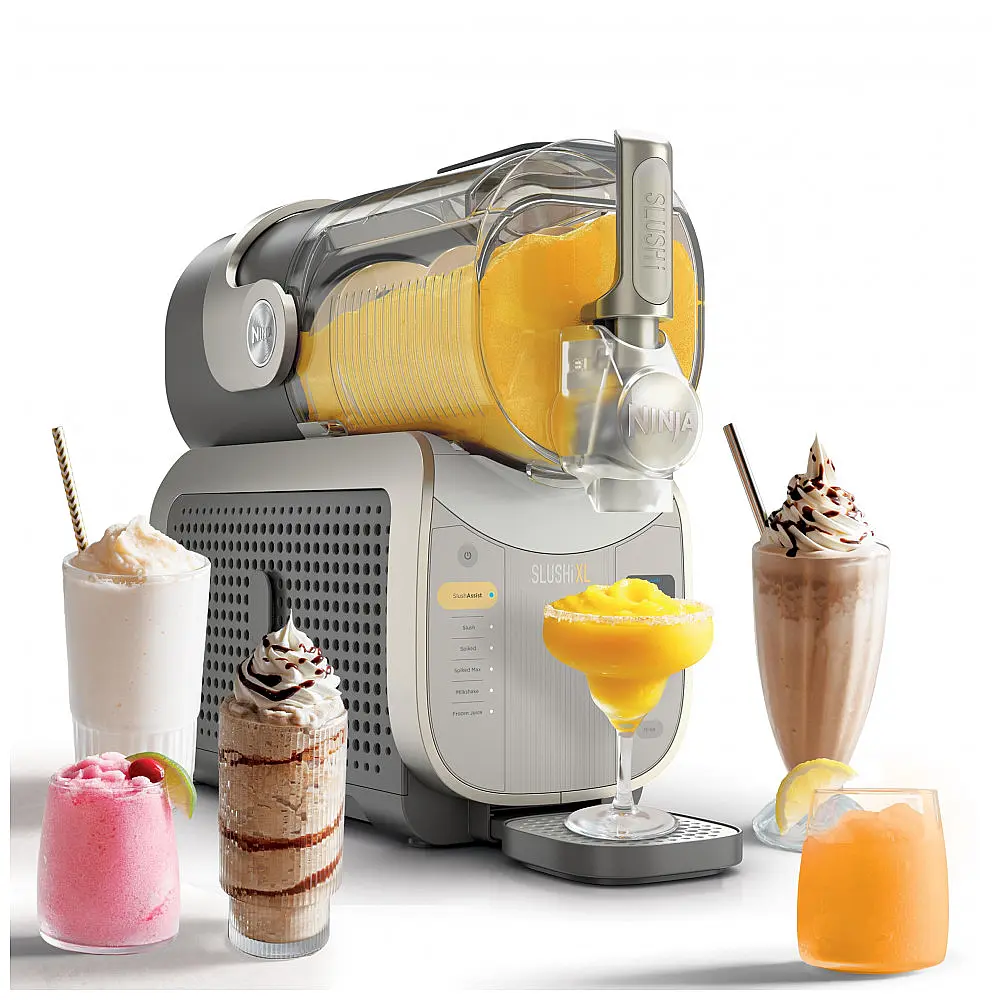 Máquina de Slush Ninja SLUSHi XL Smart FS601BR Bebidas Geladas 96 oz Refrigerantes, Margaritas e Frappés