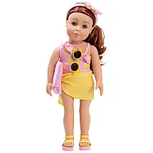 Boneca Adora Amazing Girls Sacha Citrus Sweet para Crianças Acima de 6 Anos