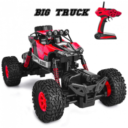 Off Road Rainbrace RC Truck, Escala 116, Controle Remoto, Adultos, Crianças, Vermelho