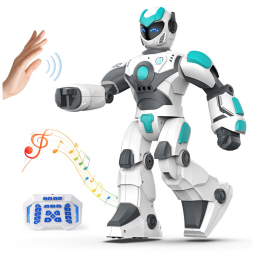 Robô Programável VATOS, Controle Remoto 2,4 GHz com Gestos, Voz e Bateria Recarregável para Crianças