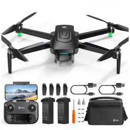 Drone Holy Stone GPS com Câmera 4K EIS para Adultos, HS175G Quadricoptero RC Dobrável com Retorno Automático e Seguimento