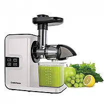 Centrífuga de Frutas com 3 Velocidades, Aço Inoxidável, Silencioso e Função Reversa, 150W, 110v, CHEFSCHOICE JCCC20WH13, Branco