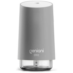 GENIANI Mini Umidificador 250ML, Luz Noturna e Desligamento Automático, Cinza