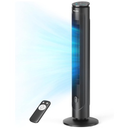 Ventilador de Torre com 5 Velocidades e Controle Inteligente, 110V 45W, PELONIS PFT42A5BGB, Preto