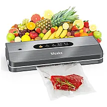 Msake Seladora a Vácuo Automática e Portátil com 4 Modos e Painel Digital, 110v, GENERIC, Cinza