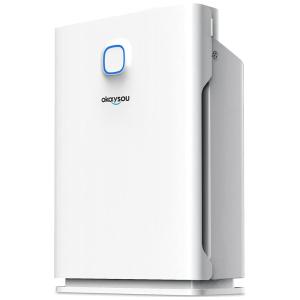 Purificador de Ar com Função Automática Monitora a Qualidade do Ar e Área até 90 m2, Okaysou, Branco
