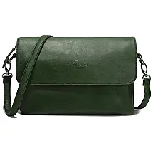 Bolsa Crossbody Feminina em Couro PU com 2 Alças Ajustáveis e Múltiplos Bolsos – Bolsa de Ombro Versátil
