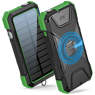 Powerbank Carregador Solar 18W, QC