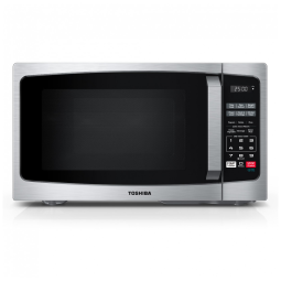 Forno de Micro-ondas Pequeno Toshiba MLEM09PASS com 6 Menu Automático, Trava de Segurança Infantil, Iluminação LED,25,48 litros
