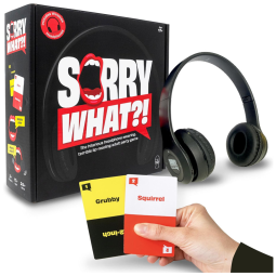 Jogo de Tabuleiro para Adultos DESCULPE O QUE? com 40.000 Combinações Engraçadas de Frases e Palavras, para 4 Jogadores, Lucky Egg LE15