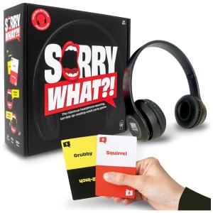 Jogo de Tabuleiro para Adultos DESCULPE O QUE? com 40.000 Combinações Engraçadas de Frases e Palavras, para 4 Jogadores, Lucky Egg LE15