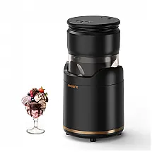 BRIOBITE Máquina de Sorvete Recarregável, Compacta e Silenciosa para 12 Porções - Ideal Sorvete, Gelato e Iogurte Congelado