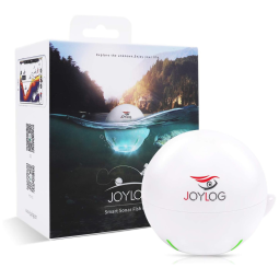 Sonar de Pesca Inteligente Portátil Detecta em Águas Frias, Lamacentas e Escuras até 40M com Bluetooth, JOYLOG JLG 01, Branco