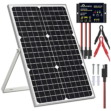 Kit Painel Solar, com Carregador
