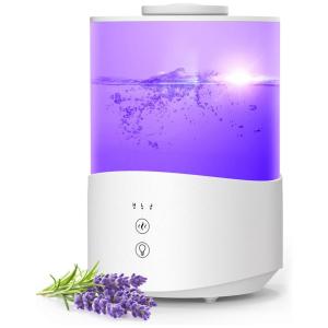 Umidificador Ultrassônico Portátil UmorAiro 3,3L até 40H e Giratório em 360 , Branco