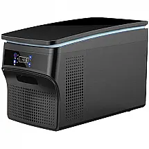 JUNKUN Mini Geladeira, Cooler Automotiva Elétrico Portátil 26L, 110V, Preto