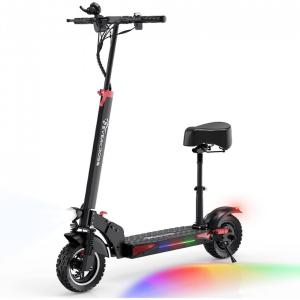 Patinete Elétrico Scooter 45 kmh, para até 150 kg e Maiores de 13 Anos, EVERCROSS S5, Preto