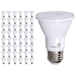 Kit Lâmpada 500 Lumens de Potência 3000K de Temperatu 75W Base E26, Unidades, BIOLUZ LED BP20 3K500 48, Branco