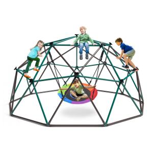 Balanço de Cúpula para Escalada de 3 metros Hapfan com Balanço de Pires, Ginásio Infantil para Área Externa, Montagem Fácil, Resistente