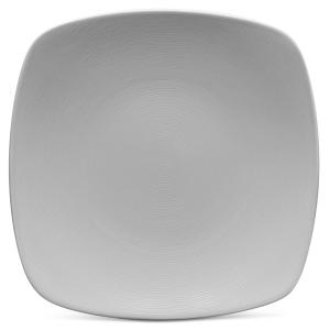 Prato para Todas as Ocasiões de 29 cm, Elegância e Praticidade em Sua Mesa com Formato Quadrado e Material de Porcelana, Noritake, Cinza