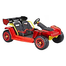 Carrinho Dino Duno Elétrico Recarregável 12V com Assentos Ajustáveis para Crianças de 3 a 6 anos, LITTLE TIKES 660078UK, Vermelho