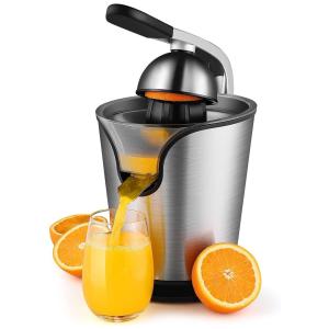 Espremedor Elétrico para e Limão em Aço Inoxidável, 160W, 110v, FLEXZION, Prateado
