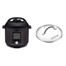 Panela de Pressão Elétrica em Cerâmica 10 em 1, 6L com 28 Predefinições e Painel de LED, 110V, Instant Pot, Preta