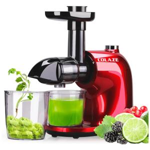 Centrífuga de Frutas com 2 Velocidades, Silencioso, 150W, 110v, COLAZE JS3008, Vermelho