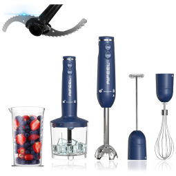 Mixer Elétrico com Design Ergonômico e Acessórios 500W, 110v, AIFEEL, Azul