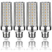 Lâmpada Led E26 com 2000 Lumens na Cor Branca Quente 3000K 150W, 4 Un, 110v, YIIZON, Branco