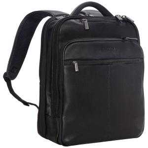 Mochila Antifurto RFID de Couro Colombiano para Laptop, KENNETH COLE REACTION 580675E, Preto
